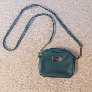 Michael Kors light blue crossbody bag